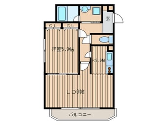 間取図 エ－デルプラッツ山の手