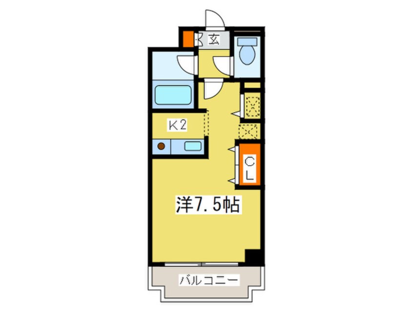 間取図 アブニ－ル桑園