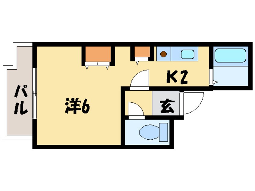 間取図 アブニ－ル桑園