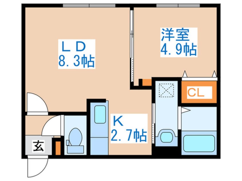 間取図 BREEZE南11条