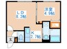BREEZE南11条 1LDKの間取り
