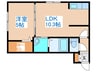 BREEZE南11条 1LDKの間取り