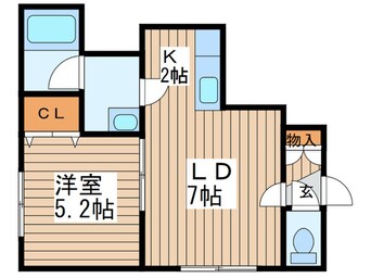 間取図 イースト・サンシャイン２５