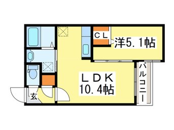 間取図 コローレE６