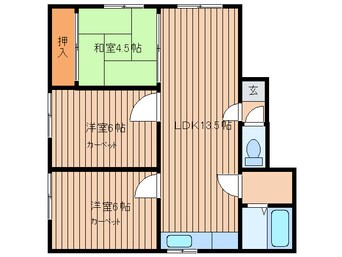 間取図 北栄ハイツＣ棟