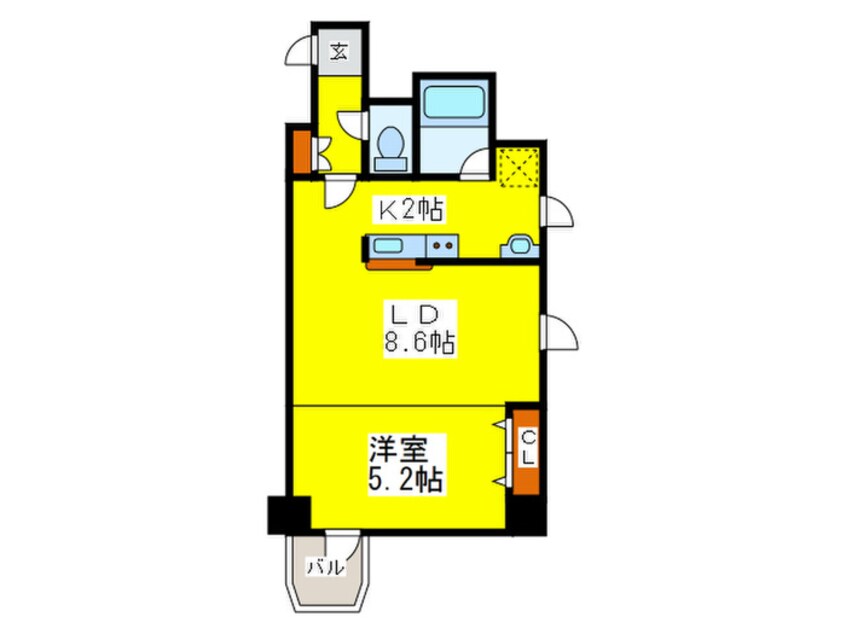 間取図 パ－クヒルズ大通中央
