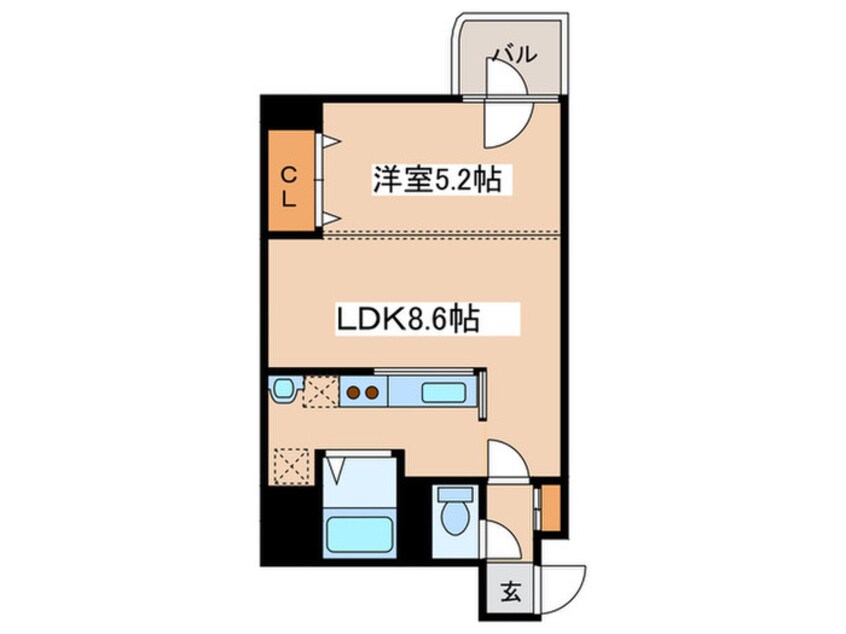 間取図 パ－クヒルズ大通中央