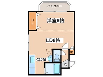 間取図 コトン大通中央