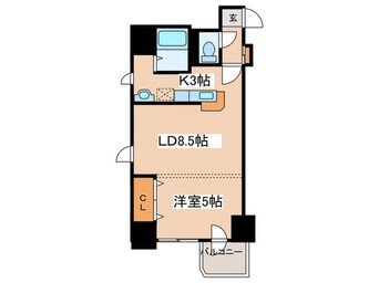 間取図 コトン大通中央