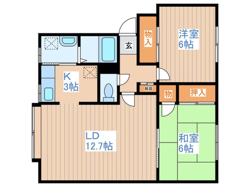 間取図 第６光明ハイツ