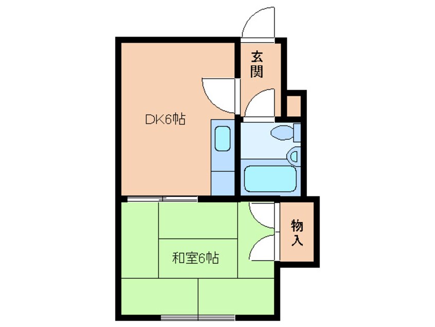 間取図 カトレアパ－クイレヴン