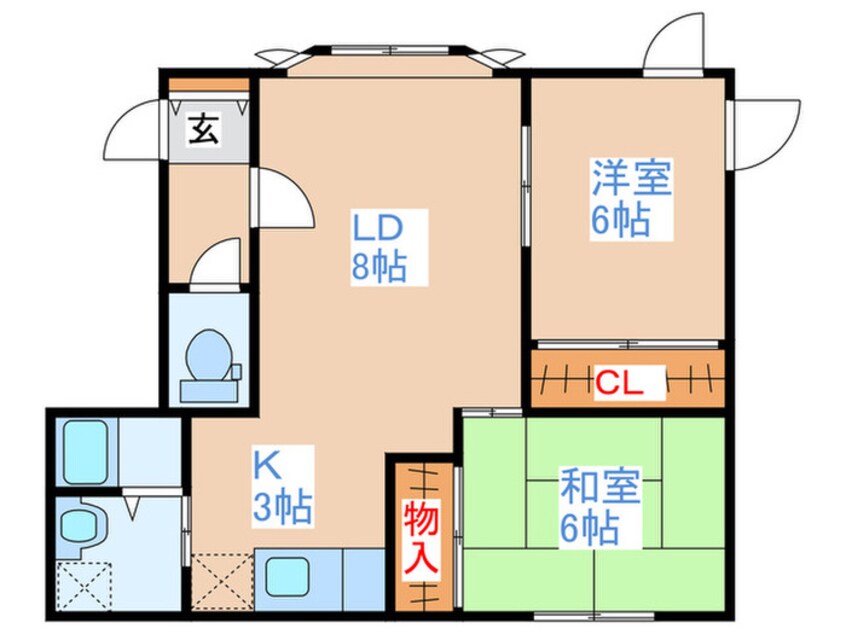 間取図 シャロム２４