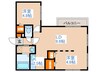エール学園前 2LDKの間取り