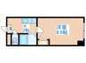 コア・24A 1Kの間取り