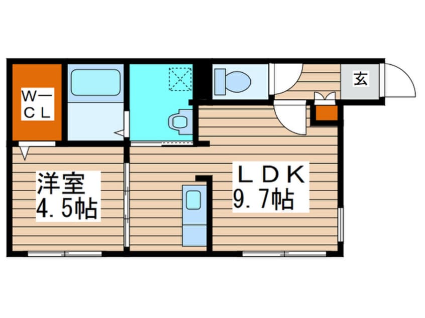 間取図 ミカーサＮ26