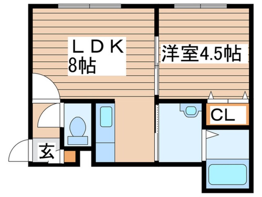 間取図 パークレーン美園