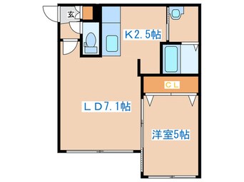 間取図 レグルス手稲