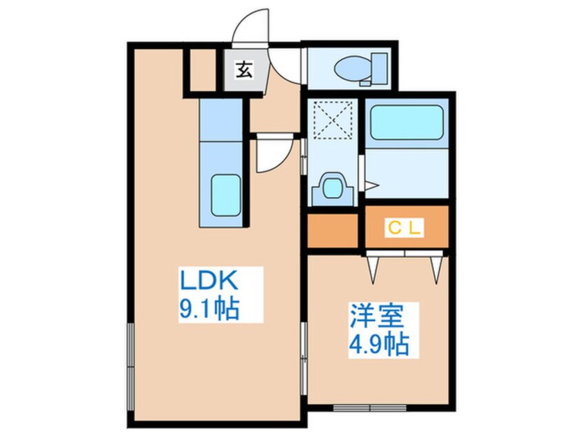 間取図 レグルス手稲