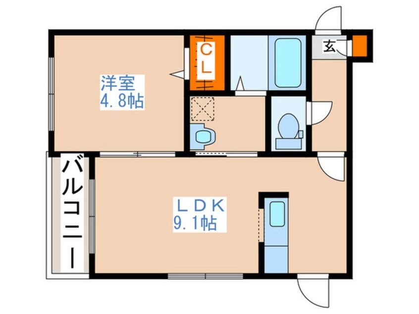 間取図 EKIMAE47