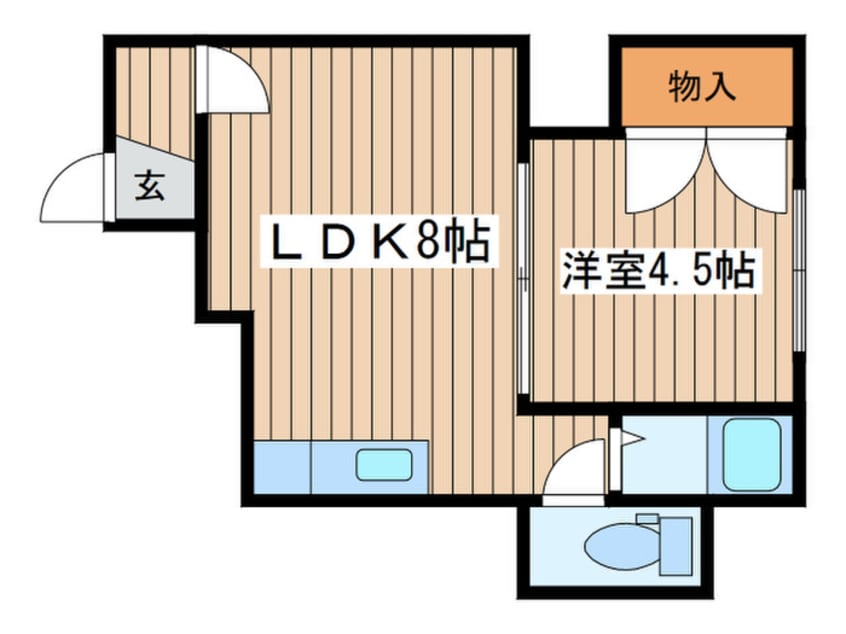 間取図 ウイングＮ１５