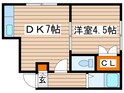 ウイングＮ１５の間取図