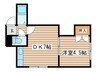 ウイングＮ１５ 1DKの間取り