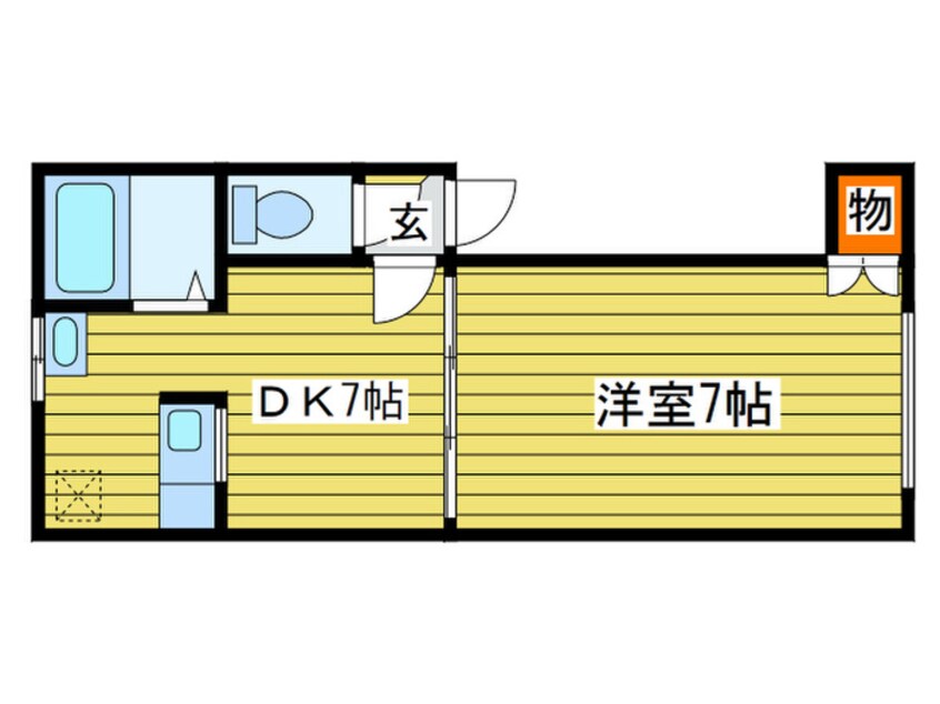 間取図 ラバレヌ－ベル