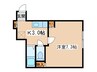ノ－スフィラ 1Kの間取り