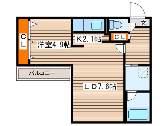 間取り図 グランラヴィーヌＮ１７