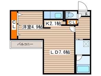 間取図 グランラヴィーヌＮ１７