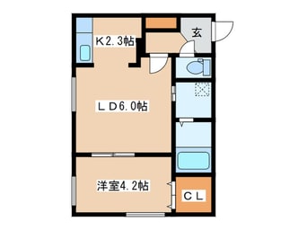 間取図 ALPHA南平岸