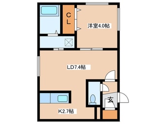 間取図 ALPHA南平岸