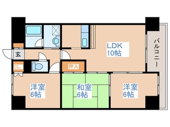 間取図 ベルサエレンシア