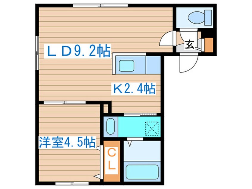 間取図 ヴィヴァーチェN１９