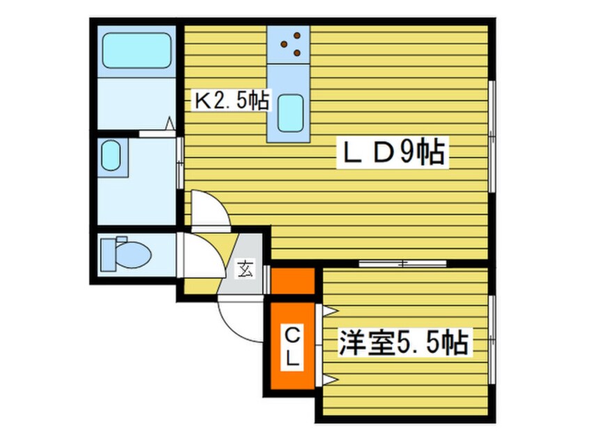 間取図 ジェラート