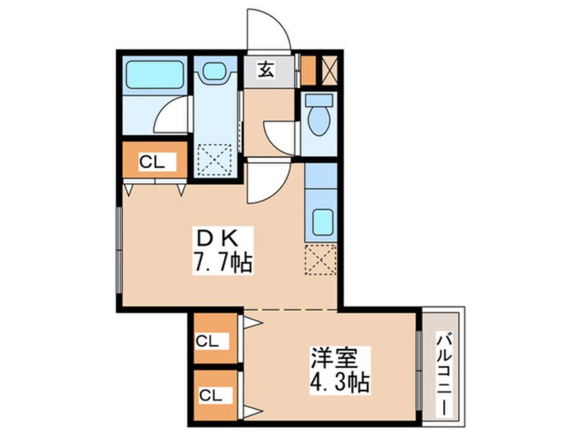 間取図 グランドサクセス北円山