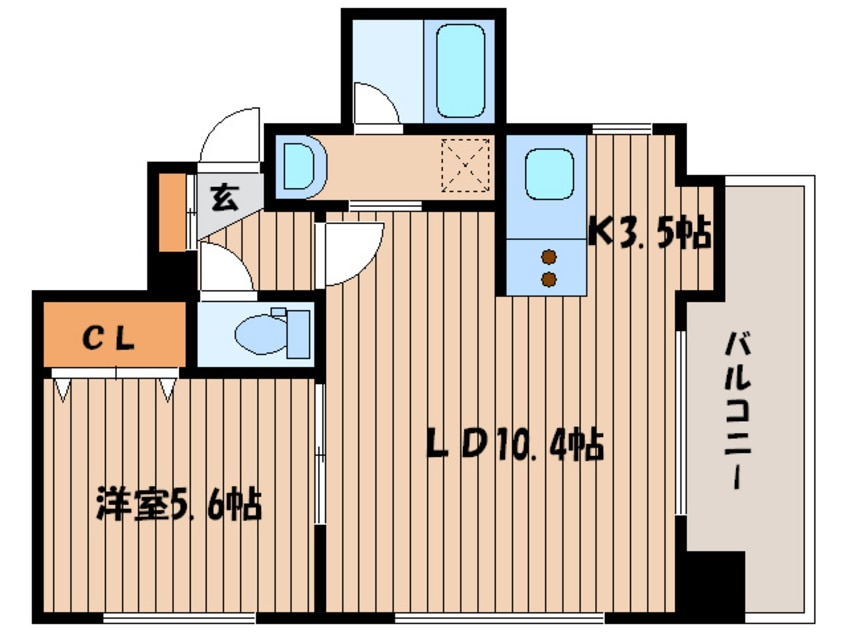 間取図 グランメ－ルＮ２０