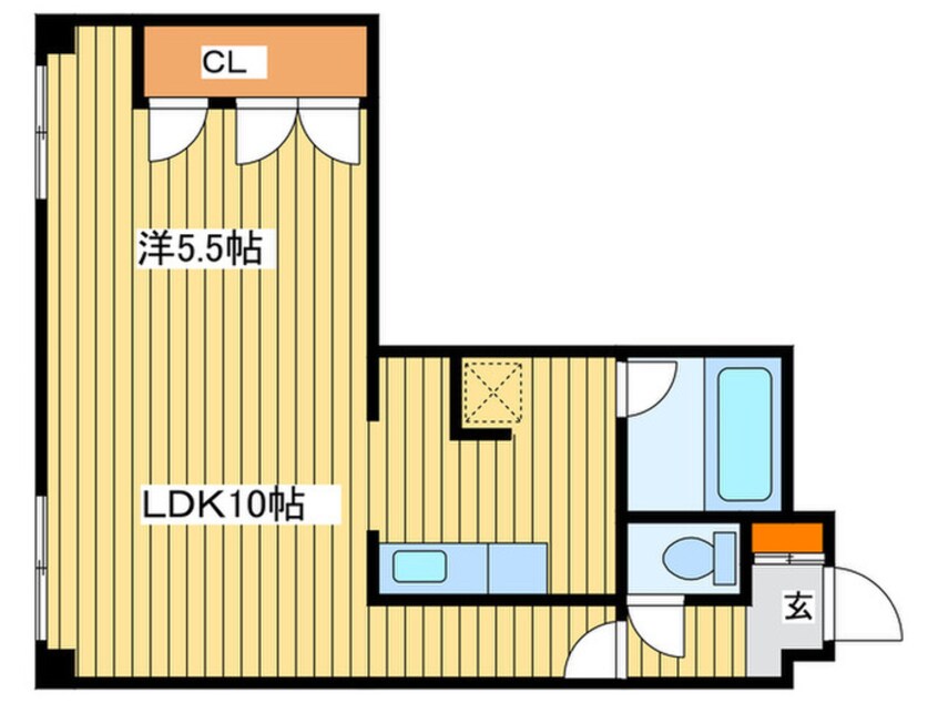 間取図 シャトーブラン59