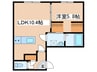 カレラ月寒　セカンド 1LDKの間取り