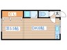 ノースセブン 1DKの間取り