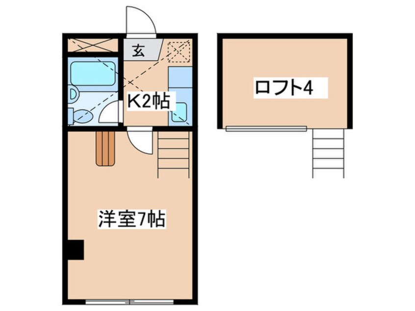 間取図 サングレ－ス