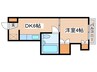 タキシムハイツ３１３ 1DKの間取り