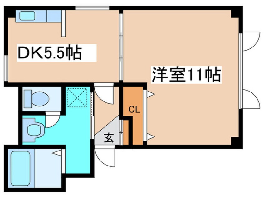 間取図 レジデンス弥生