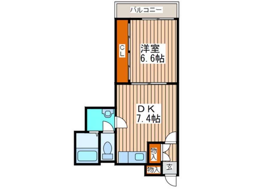 間取図 メゾンド東麻生