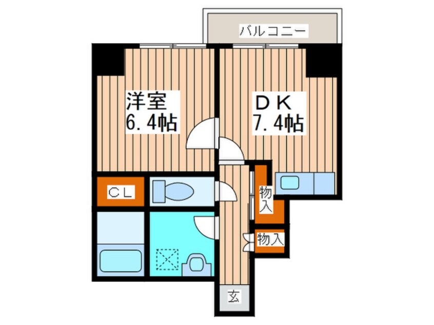 間取図 メゾンド東麻生