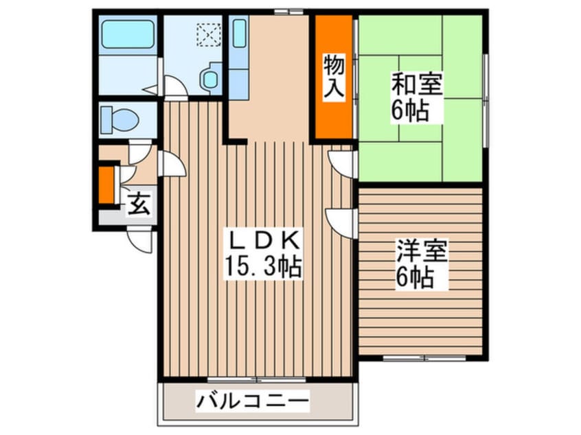 間取図 パークサイドオオタケ