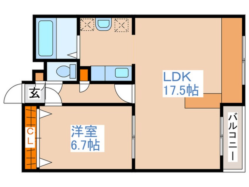 間取図 ホ－クメゾン札幌３号館