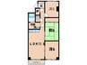 カーサ四ノ宮 3LDKの間取り