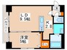 S-RESIDENCE円山表参道 1LDKの間取り