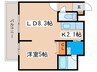 ＭＹプラザ円山公園 1LDKの間取り